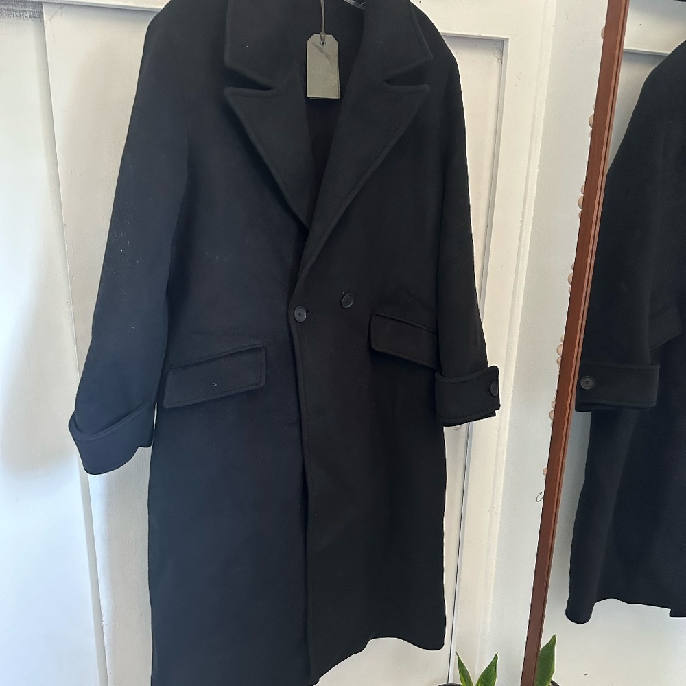 All saints Mabel oversized double breasted wool blend coat FINAL PRICE NO OFFER - Picture 8 of 12